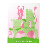 Monster’s Castle Riso Print
