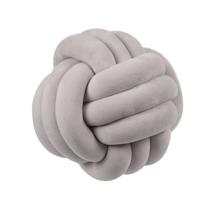 Image of Gray Knot PIllow