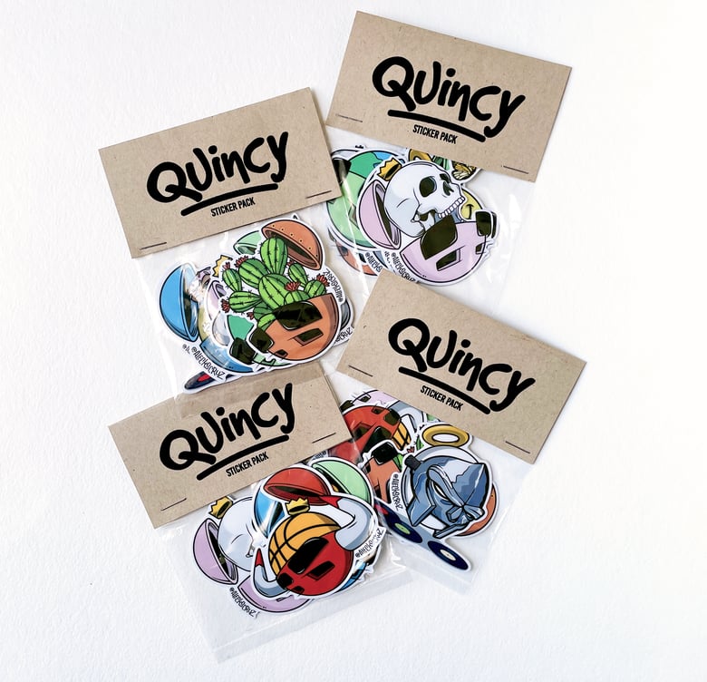 Image of Quincy Heads Sticker Pack