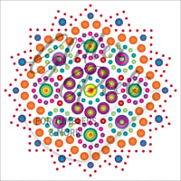 Image 1 of Dot Mandala GlitterPeel