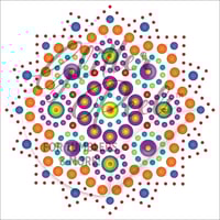 Image 1 of Dot Mandala GlitterPeel