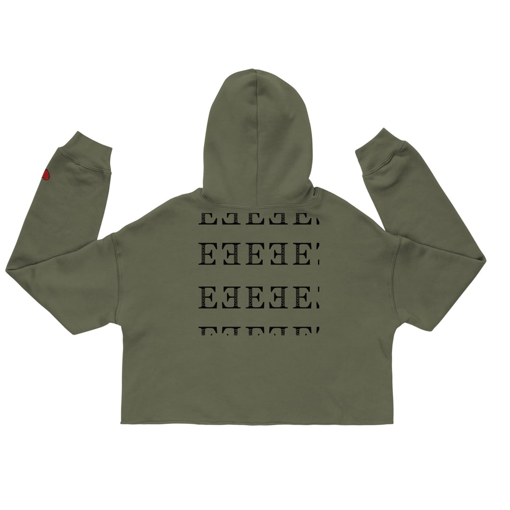 Epodosmi Women’s Crop Hoodie - Large - E Back