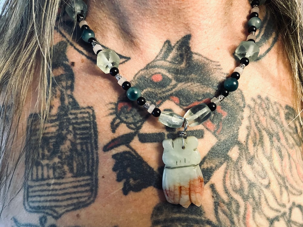 Stone Owl Necklace