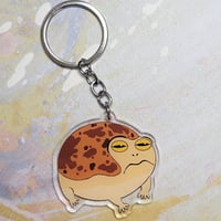 Image 2 of Angry Froggo Acrylic Keychain