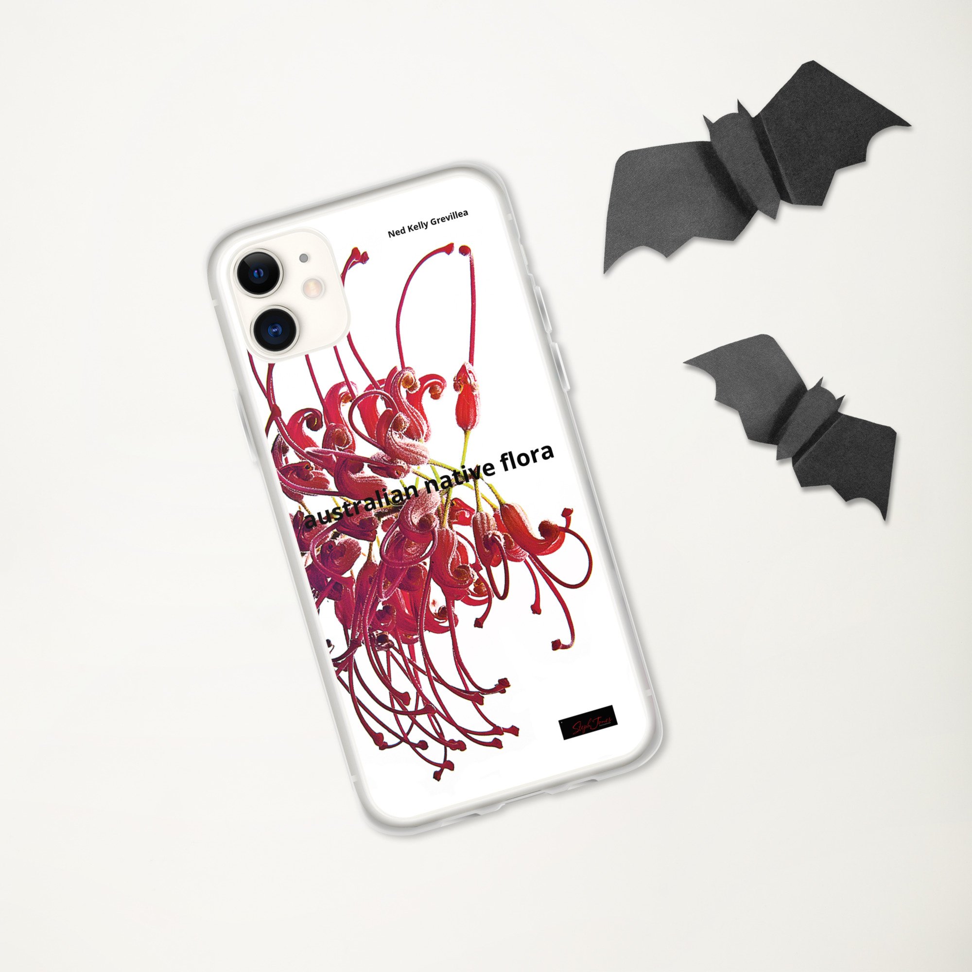 Image of iPhone Case. Ned Kelly Grevillea. Australian Native Flora.