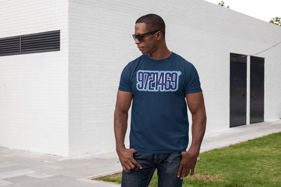 Image of Carolina TRIO - Navy Tee - 9721469™  (Patent Leather Navy/Carolina/White)