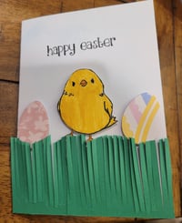 Easter Chick and Eggs