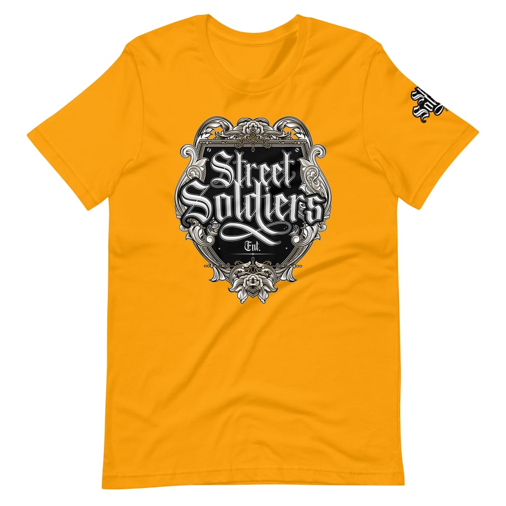 Image of Street Soldiers Ent Logo T Shirt (Proud Yellow) 