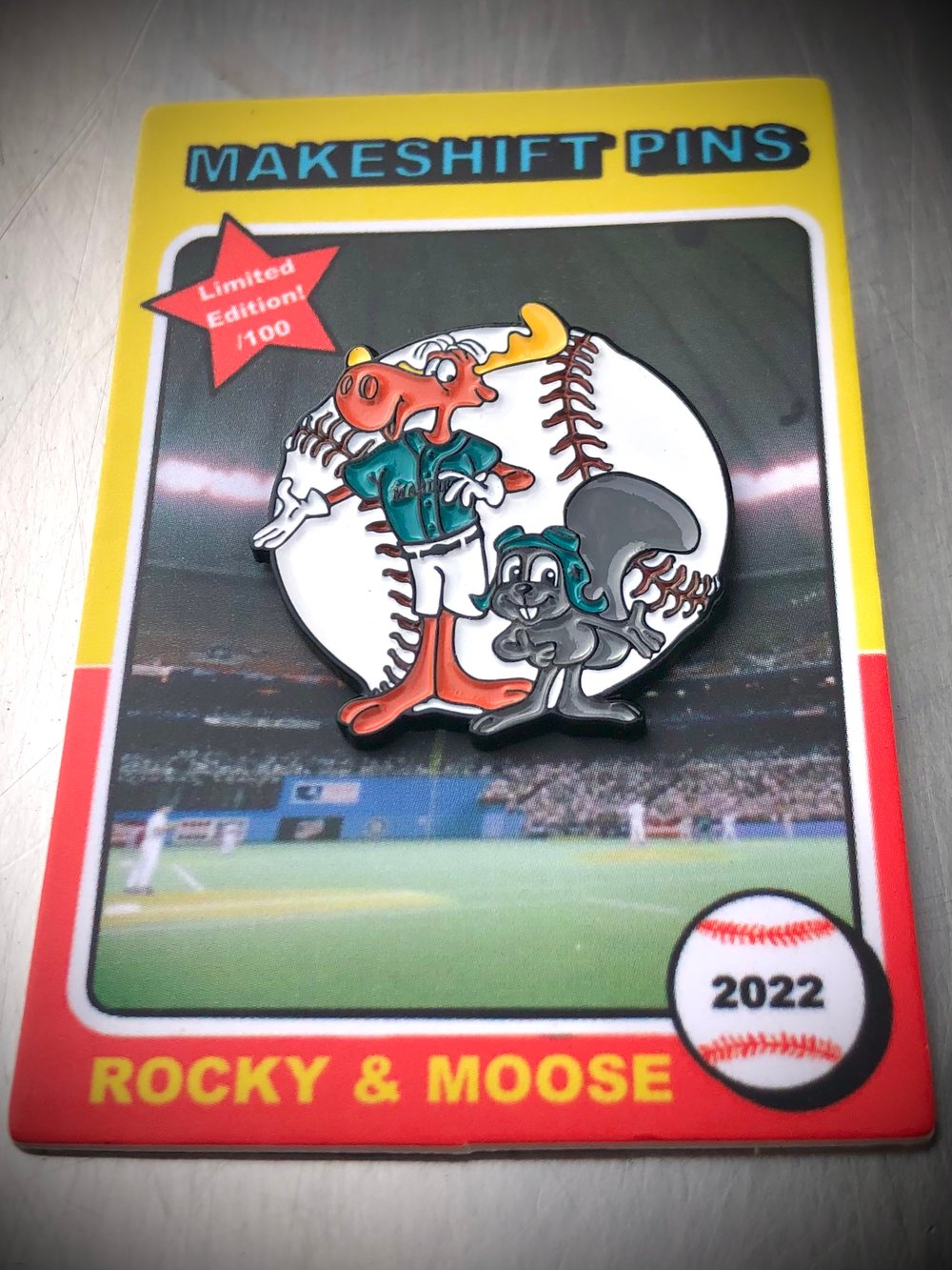 Rocky & Moose pin [MP3]