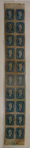 MARKDOWN EXTREMELY RARE CONFEDERATE STAMP STRIP 20 UNTIL DEC 15