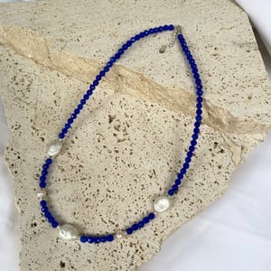 Image of ISLA NECKLACE BLUE AGATE