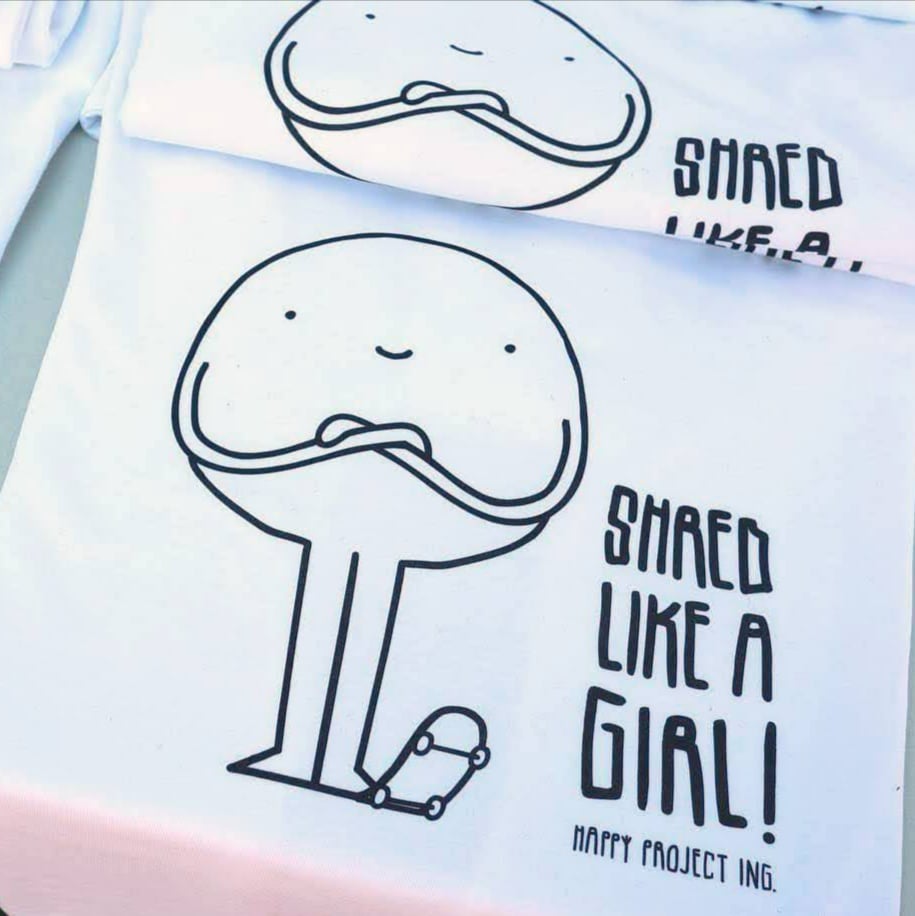 Image of SHRED LIKE A GIRL! T-Shirt