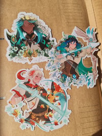 Image 3 of Anemo boys full set~!! prints A4+ stickers! 