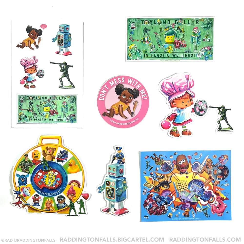 Toyland Stickers 8 Pack