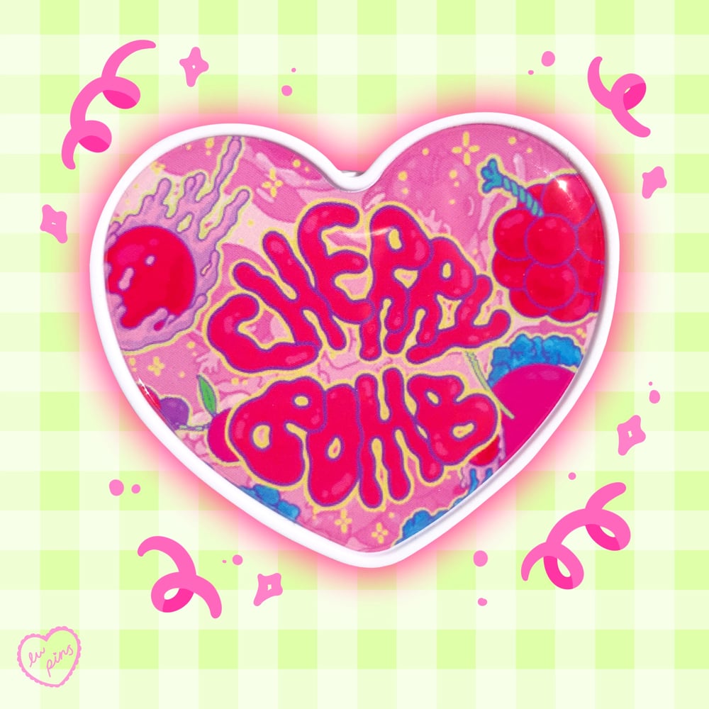 Cherry Bomb Heart Phone Grip