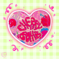 Image 1 of Cherry Bomb Heart Phone Grip