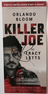 Image 1 of Orlando Bloom Killer Joe Signed Flyer