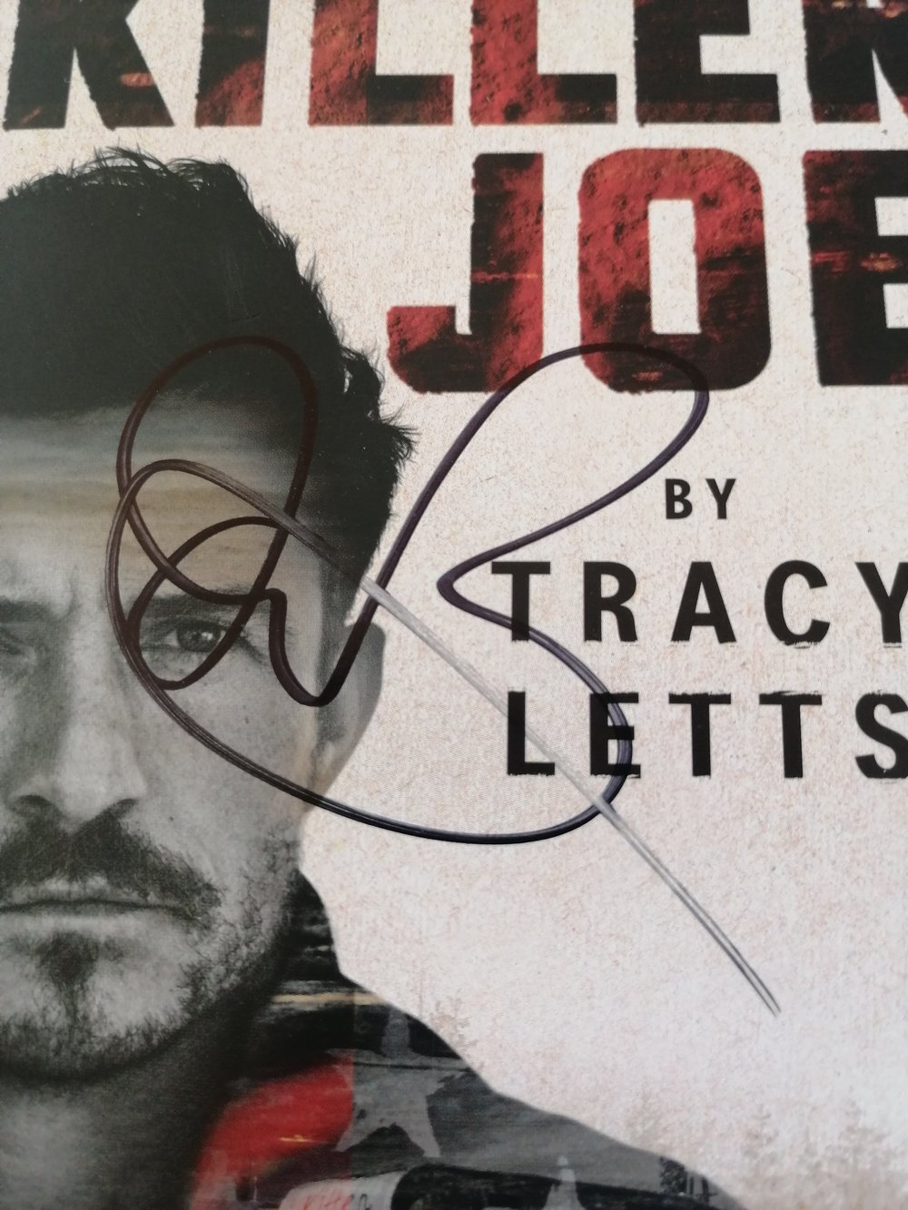 Orlando Bloom Killer Joe Signed Flyer