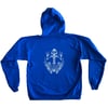 Skull Royal Blue Hoodie