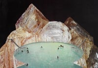 crystal pool-original collage
