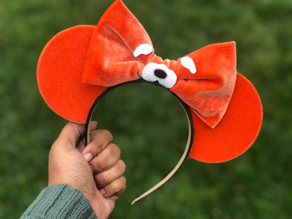 Image of Turning red inspired mouse ears 