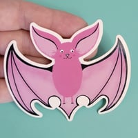 Image 2 of Pinky Bat Vinyl Sticker 