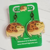 Image 1 of Angry Froggo Earrings 