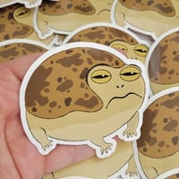 Image 1 of Angry Froggo Vinyl Sticker