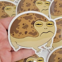 Image 2 of Angry Froggo Vinyl Sticker
