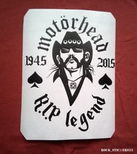 Image 2 of Lemmy Kilmister sticker Motörhead vinyl Decal R.I.P Legend In Memory