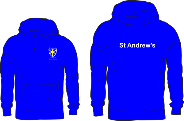 Image of St Andrew's PE Hooded Top - Adults