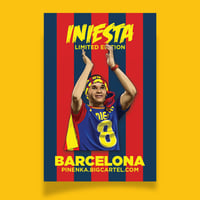 Andres Iniesta Pin Badge