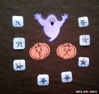 Image 2 of Billy Corgan blue Strat stickers Smashing Pumpkins guitar decal ghost set 11