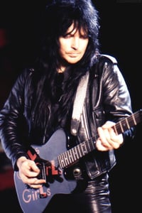 Image 4 of Mick Mars guitar stickers "Girls Girls Girls" Kramer decal vinyl Motley Crue set 3