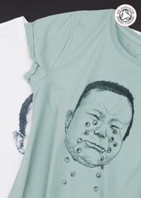 Image 4 of Cry Hard Women's Roll Sleeve T-Shirts (Organic)