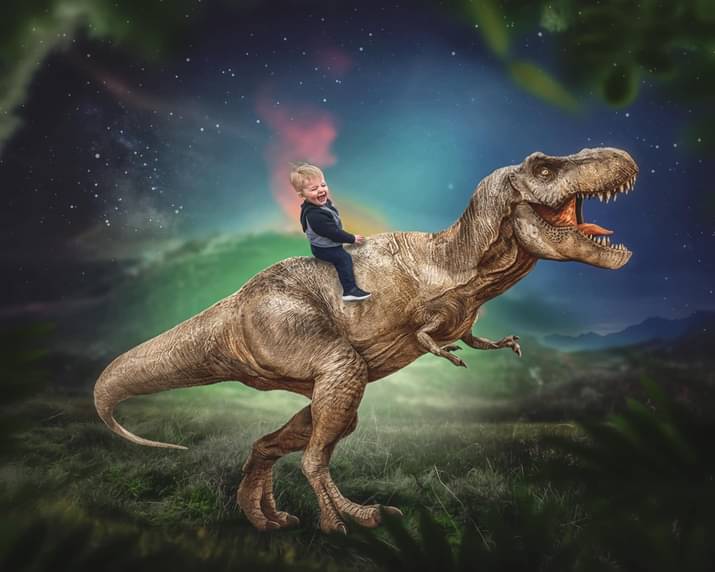 Image of T-rex Bestie Magical Edit