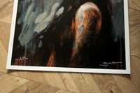 Image 4 of 'TIGER SLEEVE Artist Proof' Extremely Limited Hand Embellished Giclee Print.