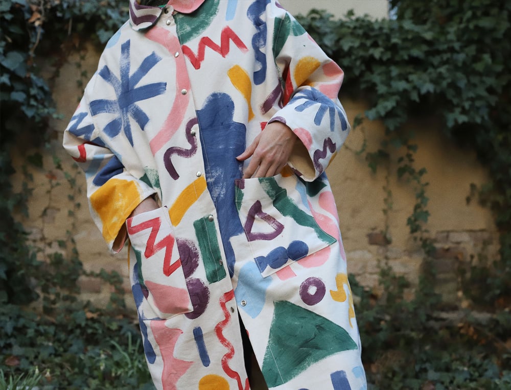 Image of COLOR PAINTING COAT (preorder)
