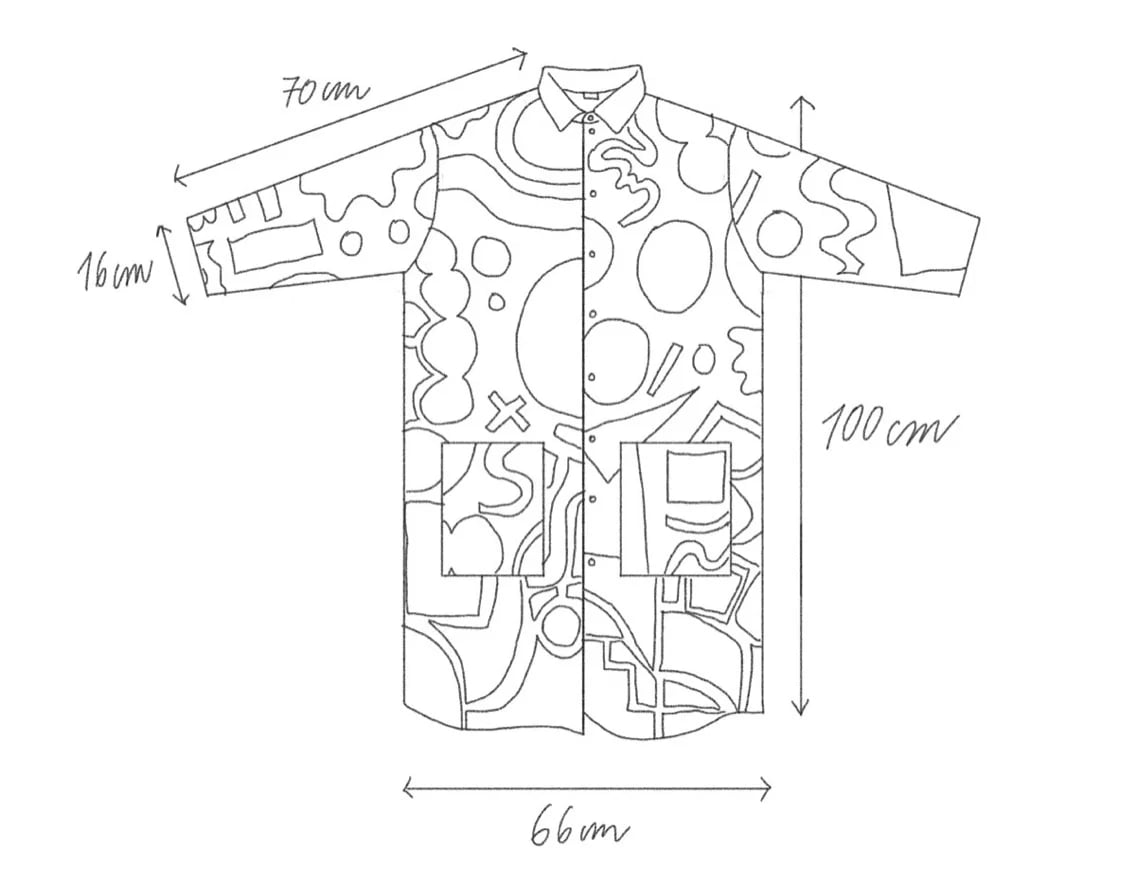 Image of COLOR PAINTING COAT (preorder)