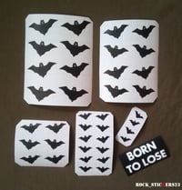 Image 2 of Billy Corgan bat strat stickers Smashing Pumpkins guitar decal rock set 39