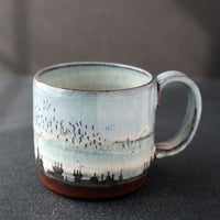Image 3 of MADE TO ORDER Rooftops and Birds Mug