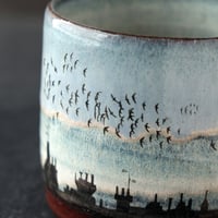 Image 4 of MADE TO ORDER Rooftops and Birds Mug