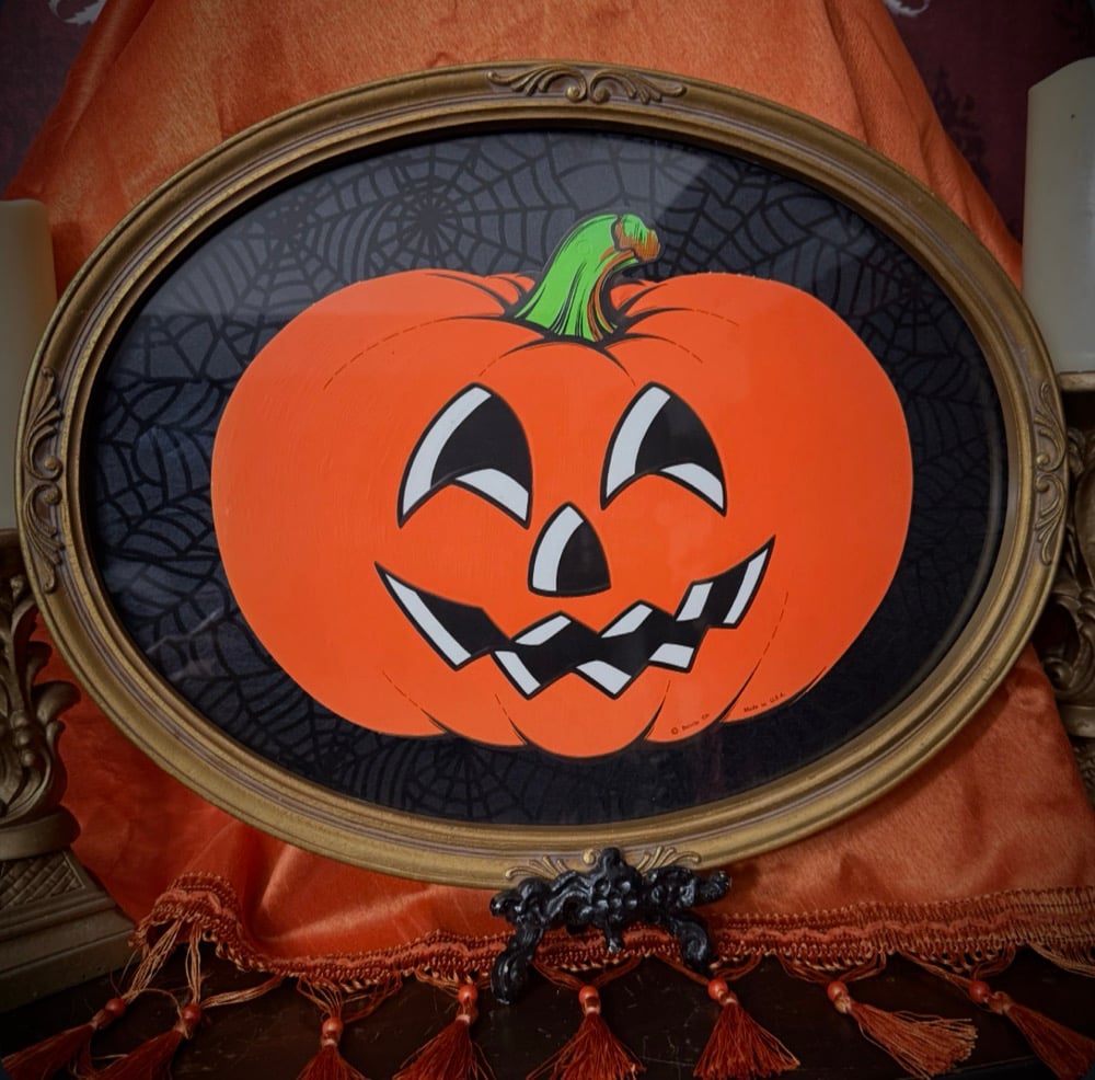 Image of Vintage Beistle Jack-O’-Lantern Framed 