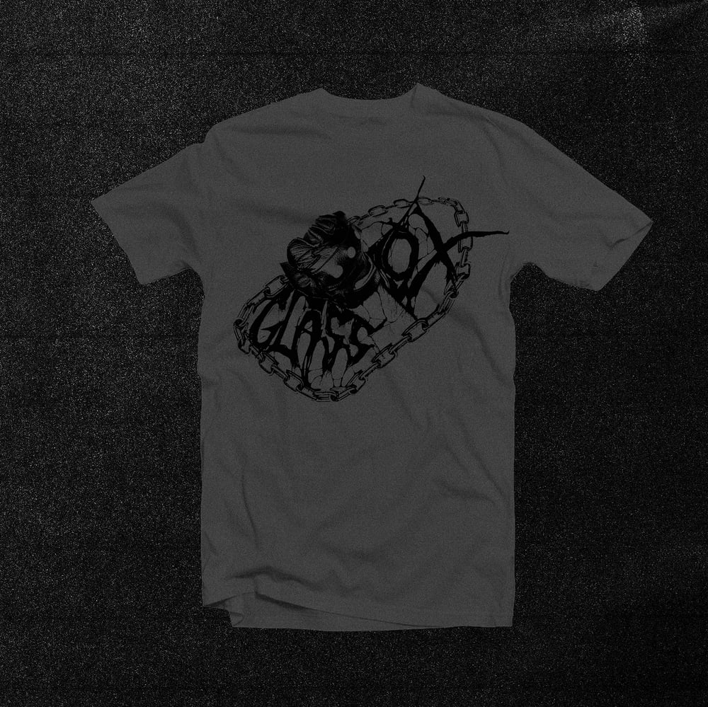 GLASS OX / leather glove short sleeve