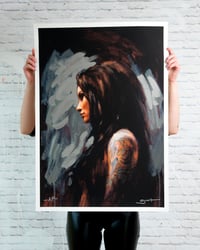 Image 2 of 'TIGER SLEEVE Artist Proof' Extremely Limited Hand Embellished Giclee Print.