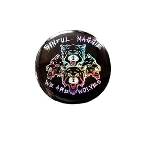 Image of 32mm Wolves Holographic Badges