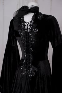 Image 2 of Black Velvet Gown