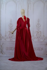 Image 2 of Red Velvet Gown