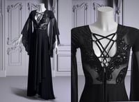 Image 1 of Black Lace Gown