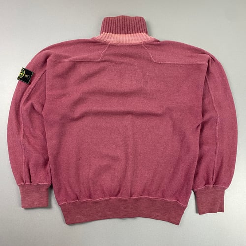 Image of 1992 / 1993 Stone Island 1/4 zip up sweatshirt, Size Small